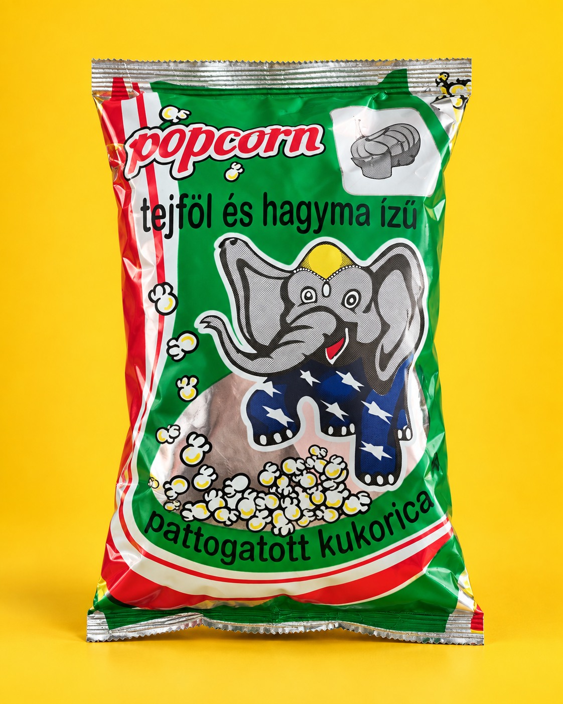 Tejfölös-hagymás popcorn – eredeti csomagolásban